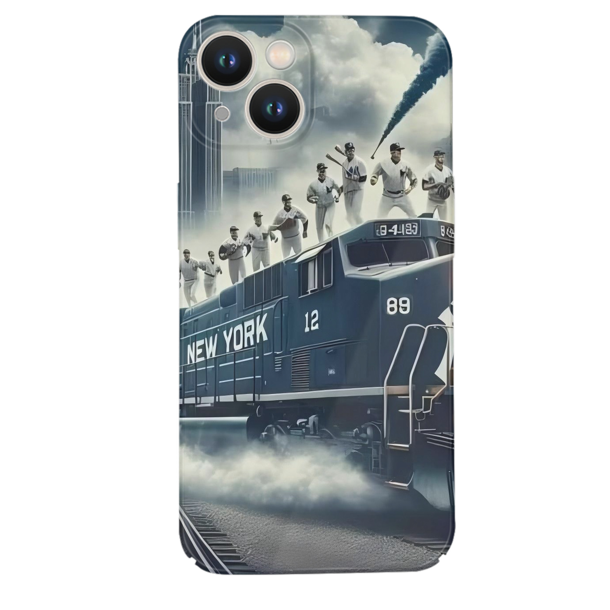 New York Yankees 265 IPhone 14 Series Full-Cover Hard Case – Shockproof With Raised Camera Protection – Precise Cutouts, Wireless Charging Compatible – Durable, Anti-Yellowing, Easy To Clean